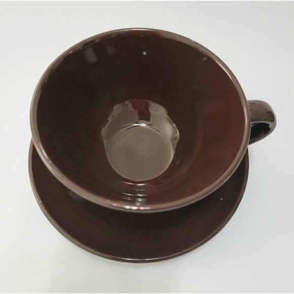 Large GODIVA Chocolatier Coffee Cup & Saucer - Picture 3 of 10